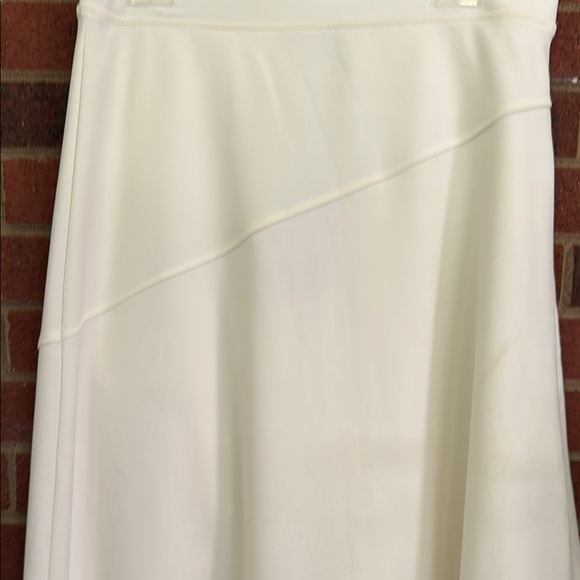 Dkny Cream Maxi Wrap Skirt Asymmetrical - Picture 4 of 9